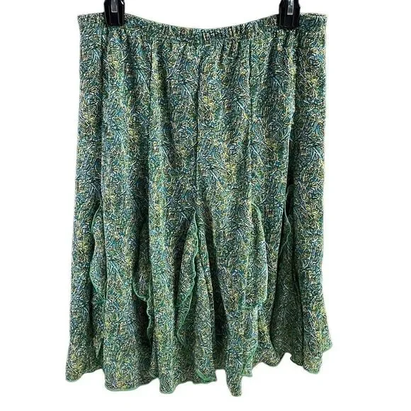 CounterParts Ladies Above Knee Skirt Flowy Ruffled Bottom, Size S - Picture 1 of 8